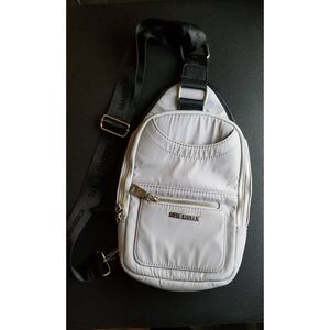 Steve madden light grey cross body bag  with adjustable canvas strap